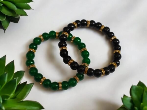 Black and Green Stylish Luxury Bracelet For Girls