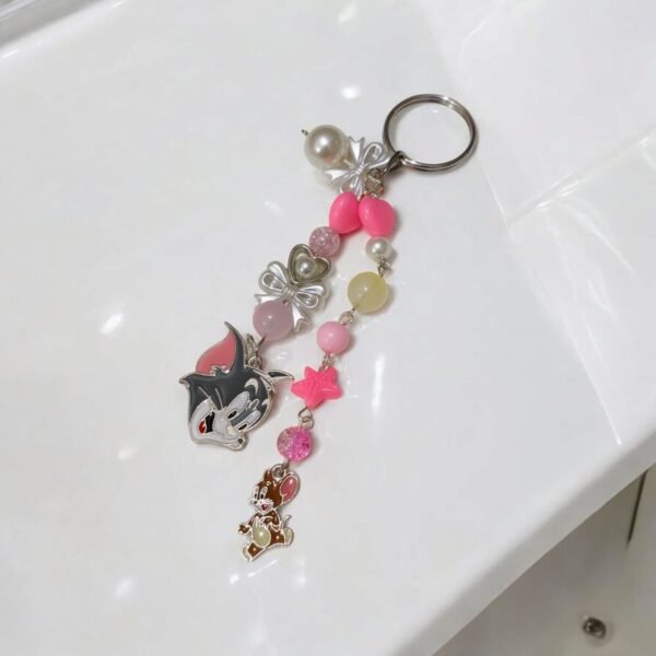 Tom and jerry keychain