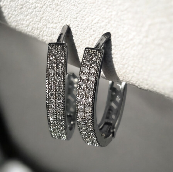 Silver Hoop Earrings